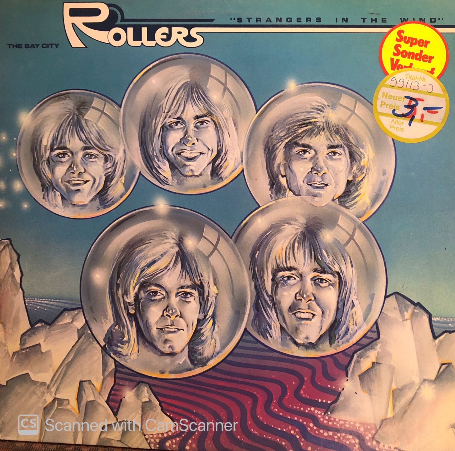 Bay City Rollers – Strangers In The Wind LP