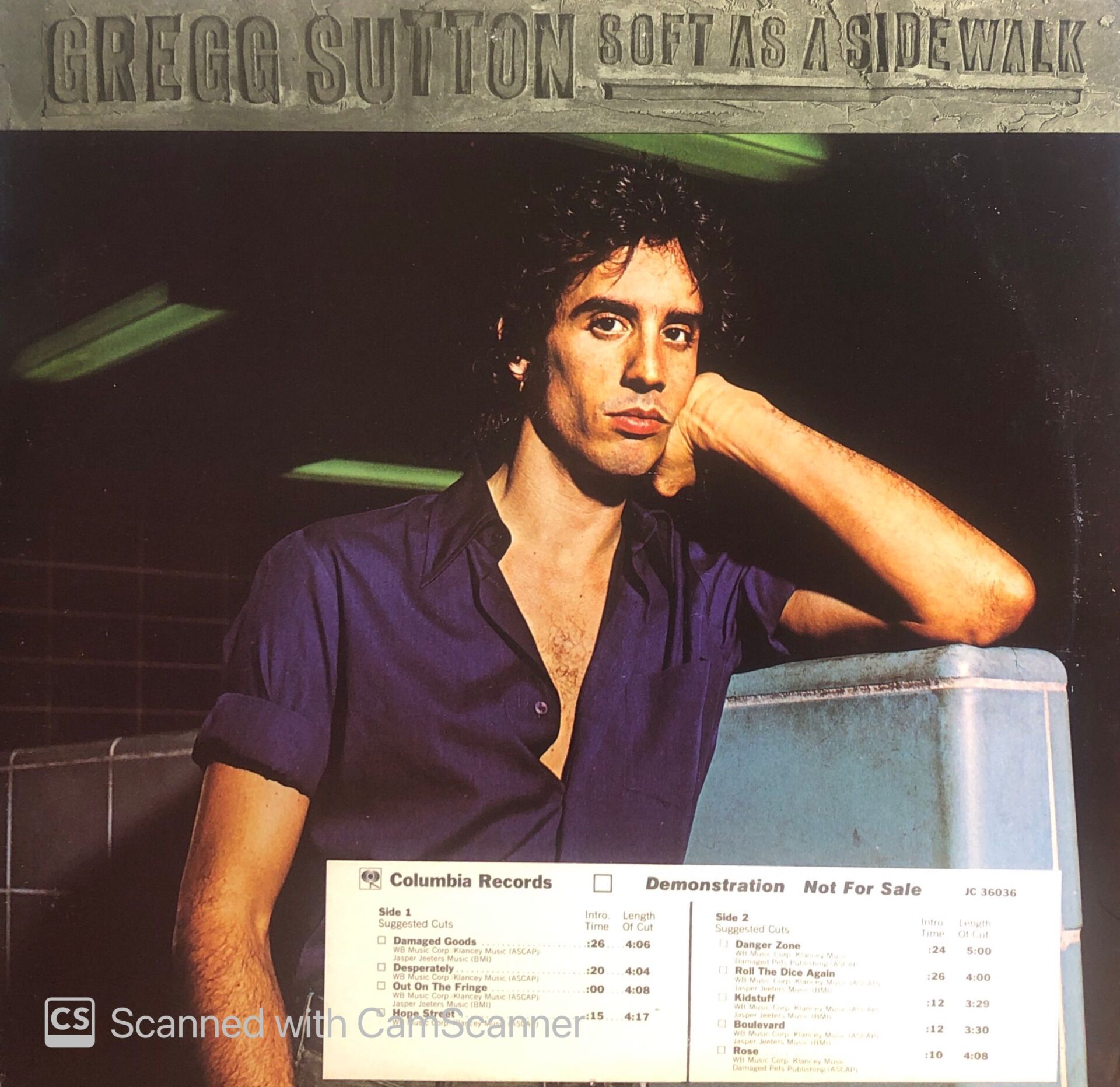 Gregg Sutton – Soft As A Sidewalk LP