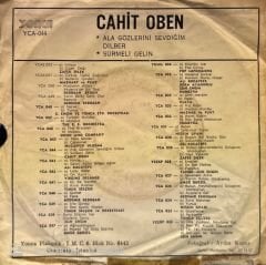 Cahit Oben - Ala Gözlerini Sevdiğim Dilber / Sürmeli Gelin 45'lik