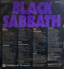 Black Sabbath – Master Of Reality LP ( Vertigo Baskı )