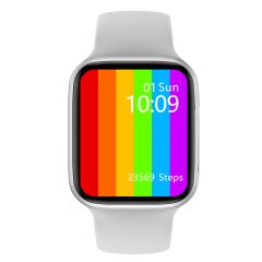 Yui W26 44mm Watch 6 Plus Akıllı Saat Beyaz