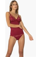 Pierre Cardin 375 Bordo  Atlet Külot Kaşkorse Set