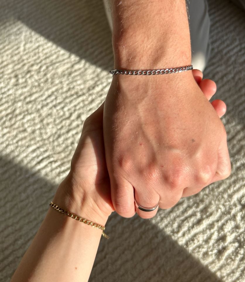 Çelik Unisex İnce Burma Bileklik (Adet fiyatı)