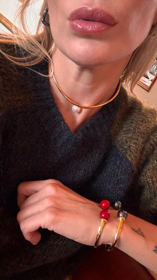 Altın Kaplama Paris Pearl Bracelet