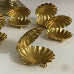 GOLD KAPLAMA 6 LI MİDYE LOKUMLUK