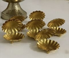 GOLD KAPLAMA 6 LI MİDYE LOKUMLUK