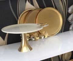 2 FARKLI MODEL KREM SUNUMLUK VE GOLD TEPSİ
