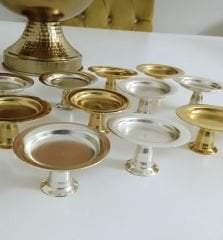 12 LI GOLD VE GÜMÜŞ MAKARONLUK LOKUMLUK