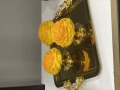 GOLD MAKARONLUKTA 6 ADET ŞAKAYIK MUM YÜZDE YÜZ SOYA MUM