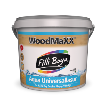 Filli Boya Woodmaxx Aqua Universallasur Su Bazlı Dış Cephe Ahşap Verniği 15 Lt