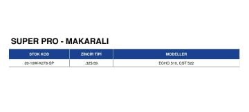 Carlton 20-10W-K278-SP Makaralı Kılavuz Pala .325 - 39 Diş (Echo Uyumlu)