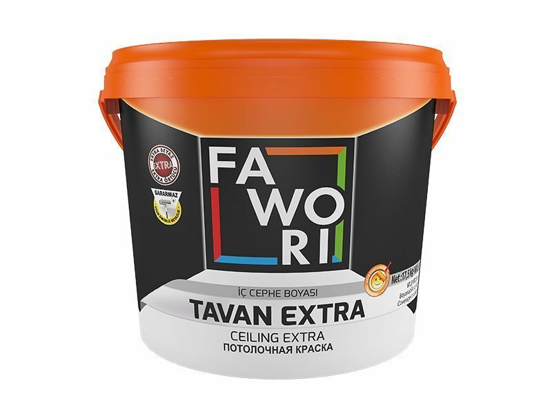 Fawori Tavan Extra İç Cephe Tavan Boyası Beyaz 10 Kg