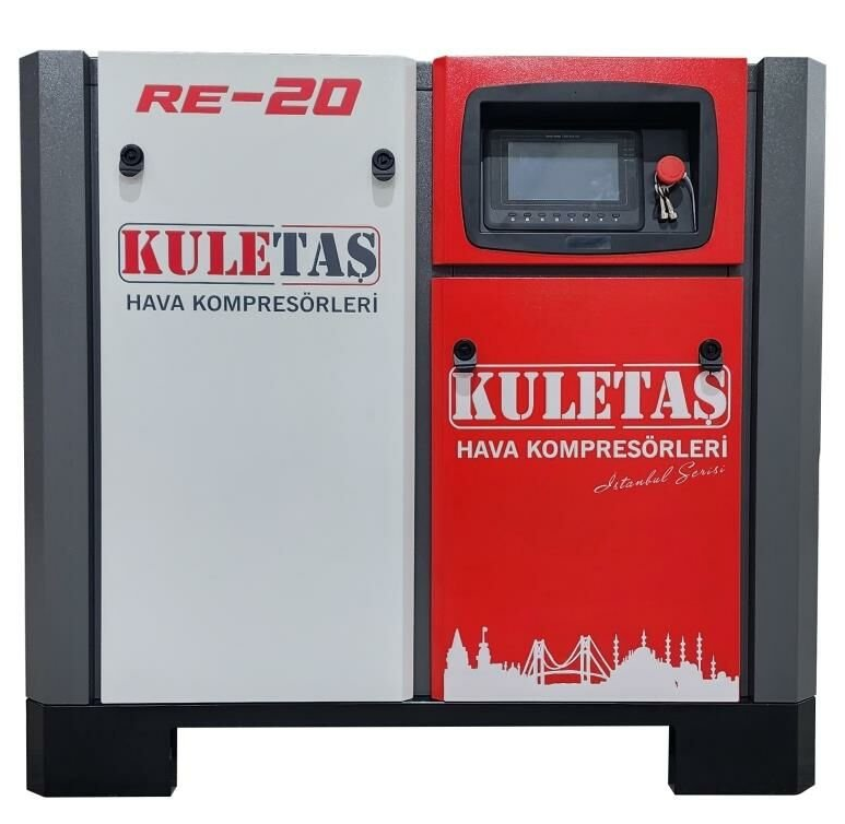 Kuletaş RE-20 Endüstriyel Vidalı Hava Kompresörü 20 Hp