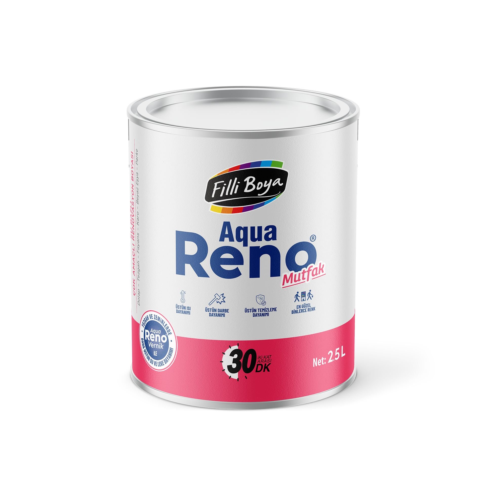 Filli Boya Aqua Reno Mutfak Dönüşüm Yenileme Boyası 0,75 Lt