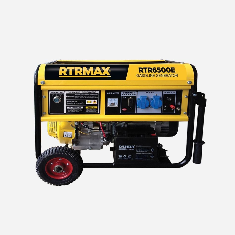 Rtrmax Rtr6500E Benzinli Jeneratör 6.8/6.2 Kva Marşlı