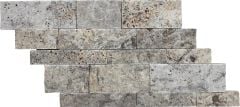 PANEL SİLVER TRAVERTEN PATLATMA MOZAİK