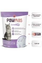 Pawmas Silika Lavantalı Kedi Kumu 3.4 Lt