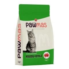 Pawmas Kuzu Etli Yetişkin Kedi Maması 1 Kg