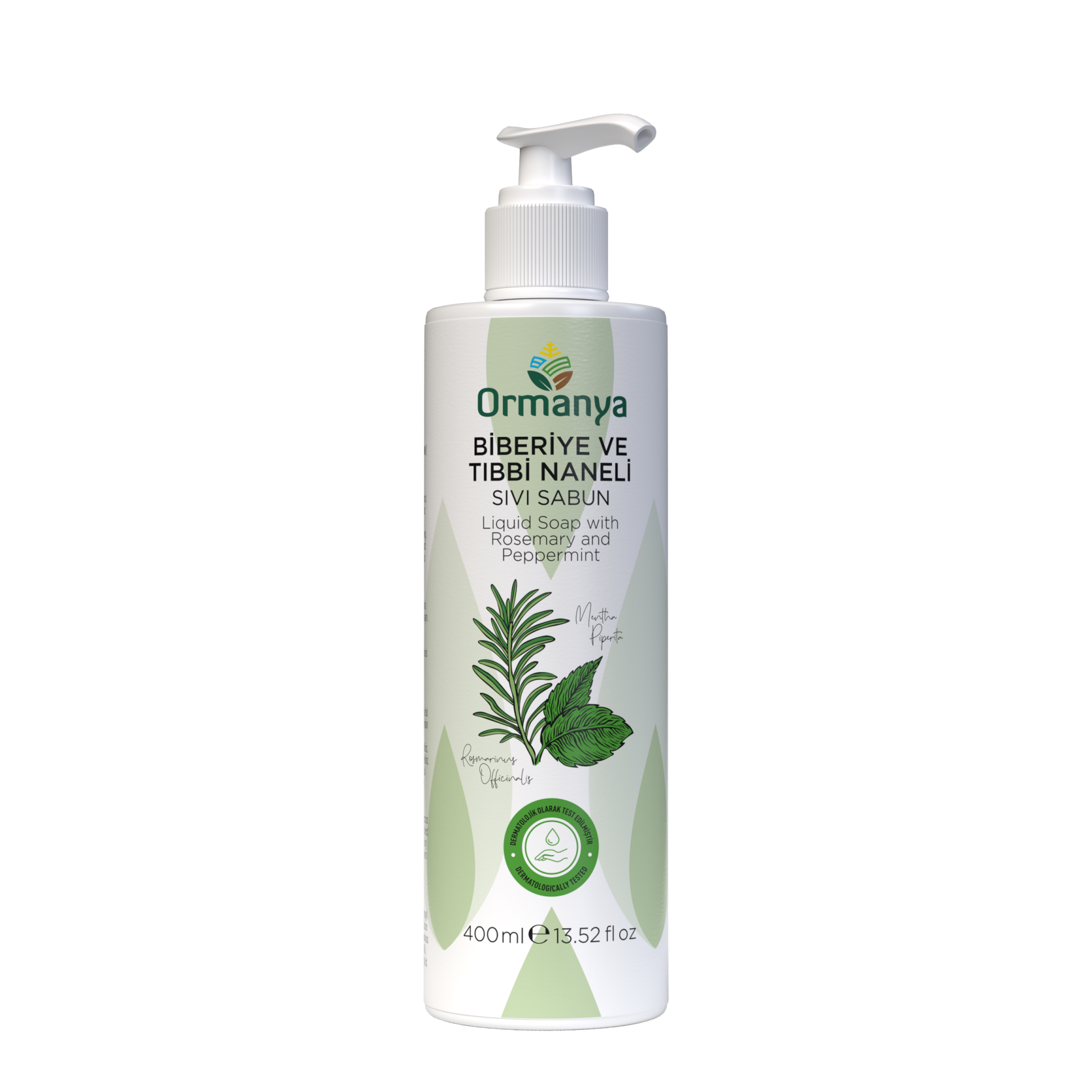 LIQUID SOAP WITH ROSEMARY AND MEDICINAL MINT - 400 ml