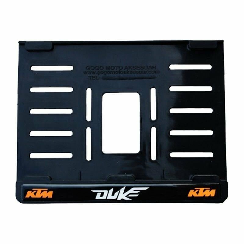 KTM DUKE UYUMLU 2 PLASTİK (15x24 cm) KIRILMAZ PLAKALIK