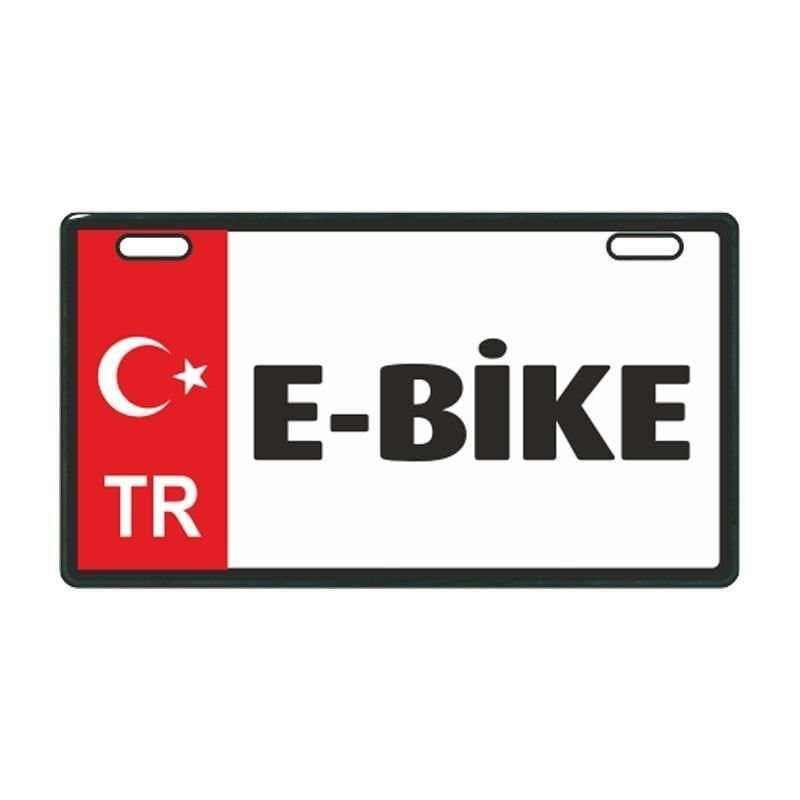 KIRMIZI E-BİKE E-BİKE PLAKALIK