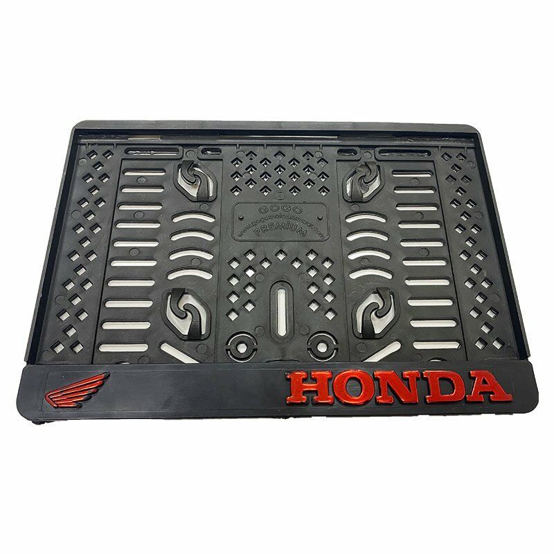 HONDA KIRMIZI ÇITÇIT PLASTİK (15x24 cm) KIRILMAZ PLAKALIK