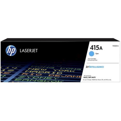 HP W2031A (415A) Mavi Cyan Orjinal Toner Laserjet Pro M454 / M479