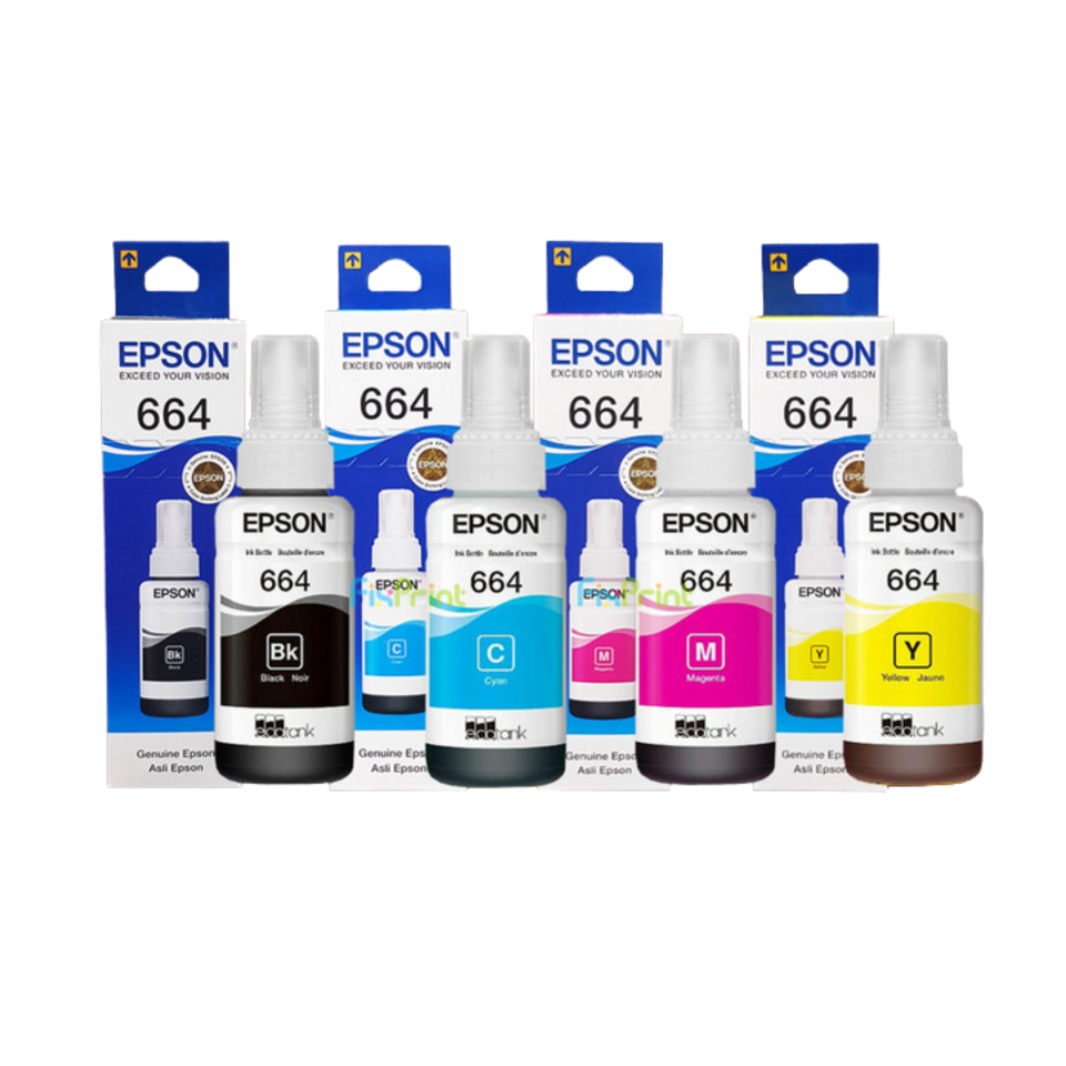 Epson T664  EcoTank 4 Renk Çoklu Paket