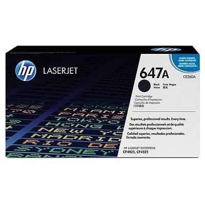 HP CE260A (647A) Siyah Black Orjinal Toner - CP4525dn / CP4525n KUTU HASARLI