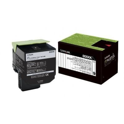 Lexmark 80C8XK0 (808XK) Siyah Black Orjinal Toner CX510