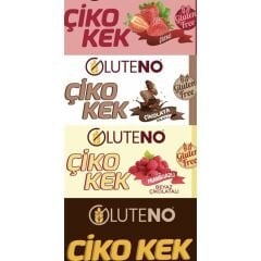 Gluteno Çiko Kek Karışık Paket 12 Adet (klasik- çilek- çikolata- frambuaz)