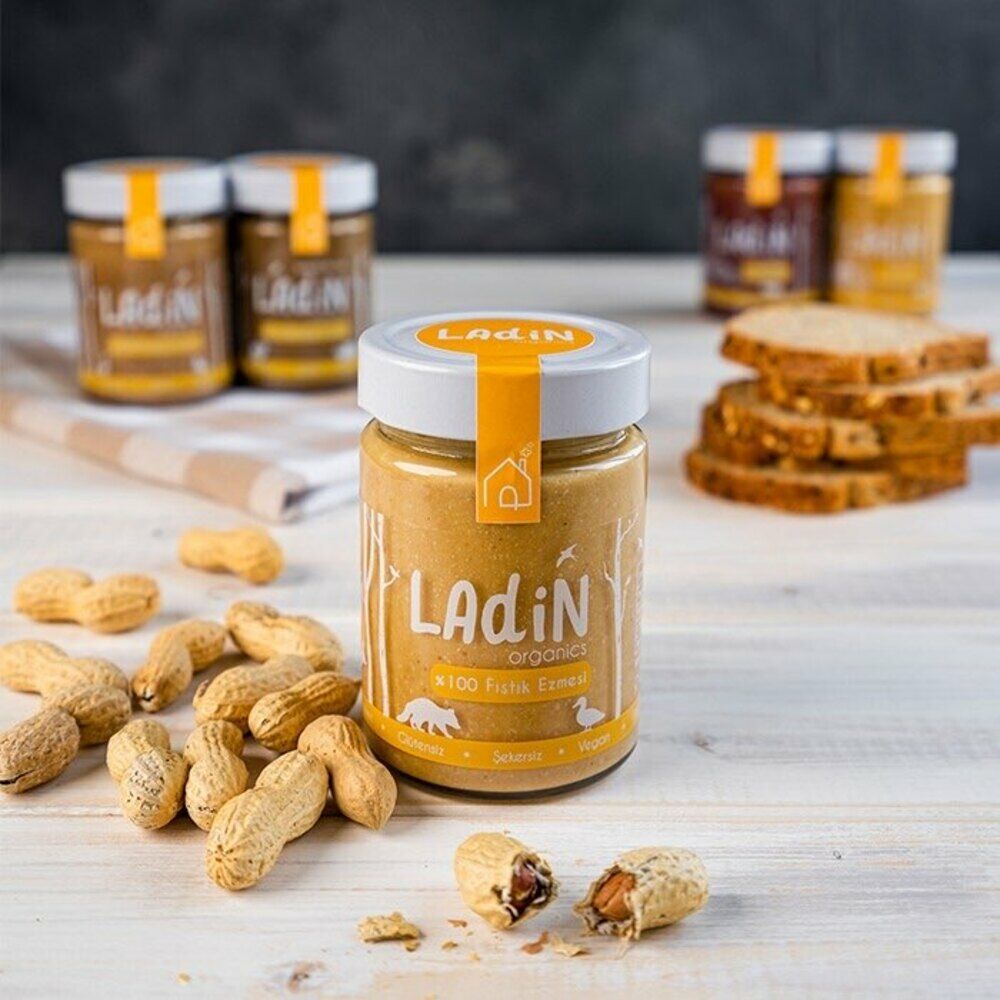 Ladin Fıstık Ezmesi %100 Şekersiz