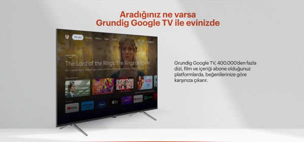 Grundig 50 GHU 8500 A 50 126 Ekran Uydu Alıcılı 4K Ultra HD Google Smart LED TV