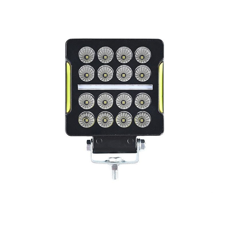 Space Offroad sis lambası 10,5 x 3,5 x 12cm kare beyaz-amber 35w 12-80v adet / LASS351-1