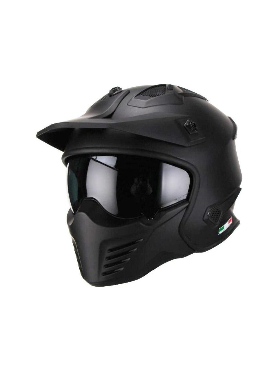 Sway Tex Sway 726 x Tokyo Motosiklet Kaskı Mat Titantum Siyah