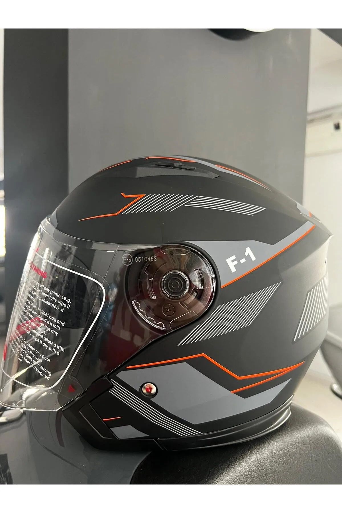 JK -526 Kask Çenesiz Vizörlü
