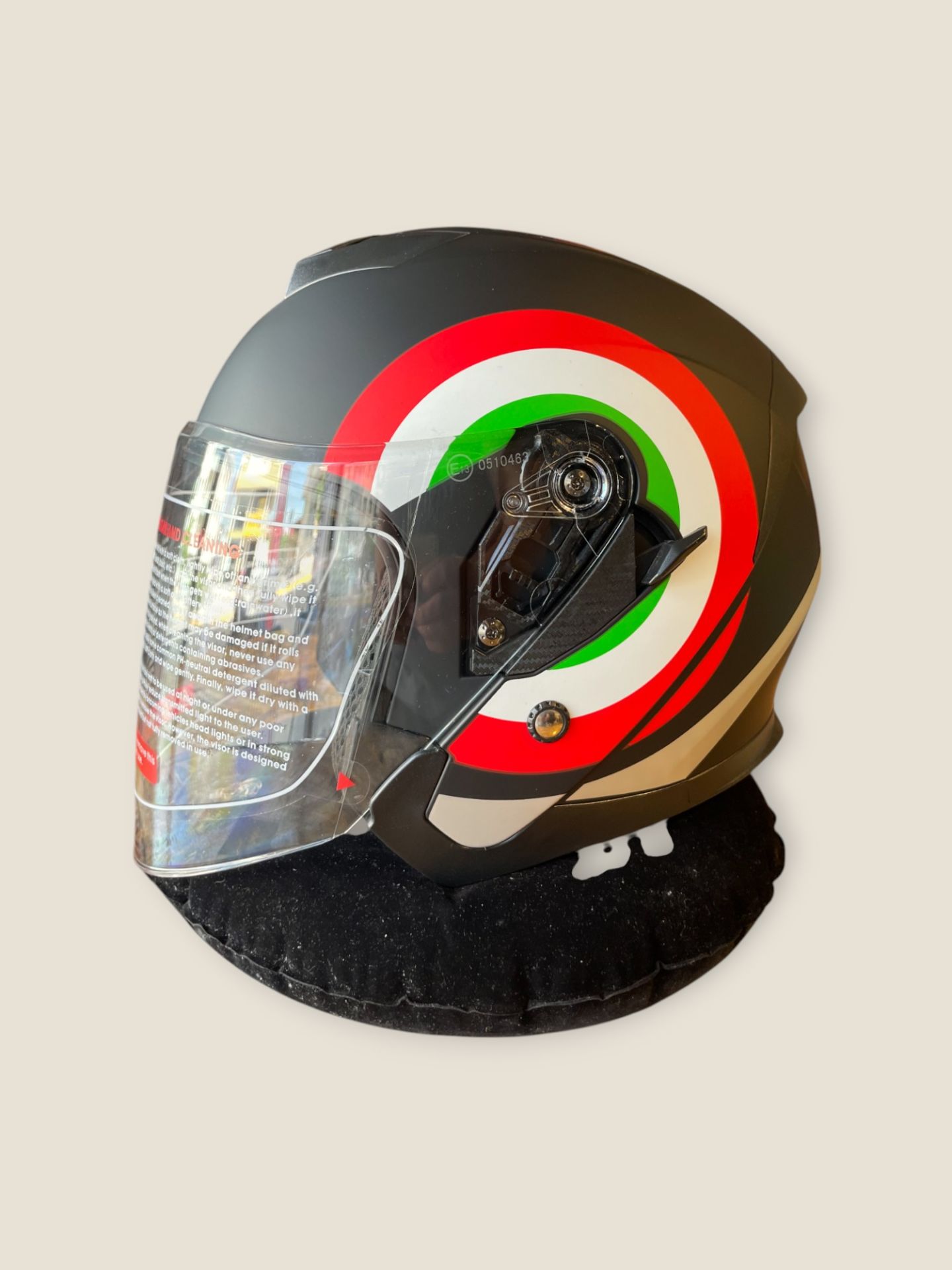 Jk-526 Güneş Vizörlü Yarım Kask