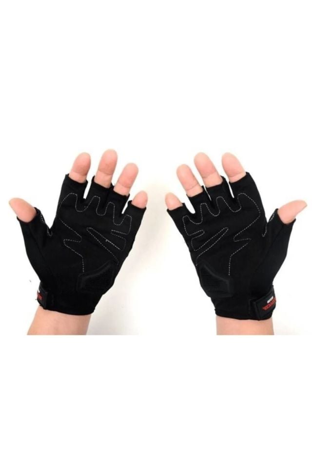 Scoyco Unisex Kırmızı Yazlık Parmaksız Korumalı Eldiven Mc12d