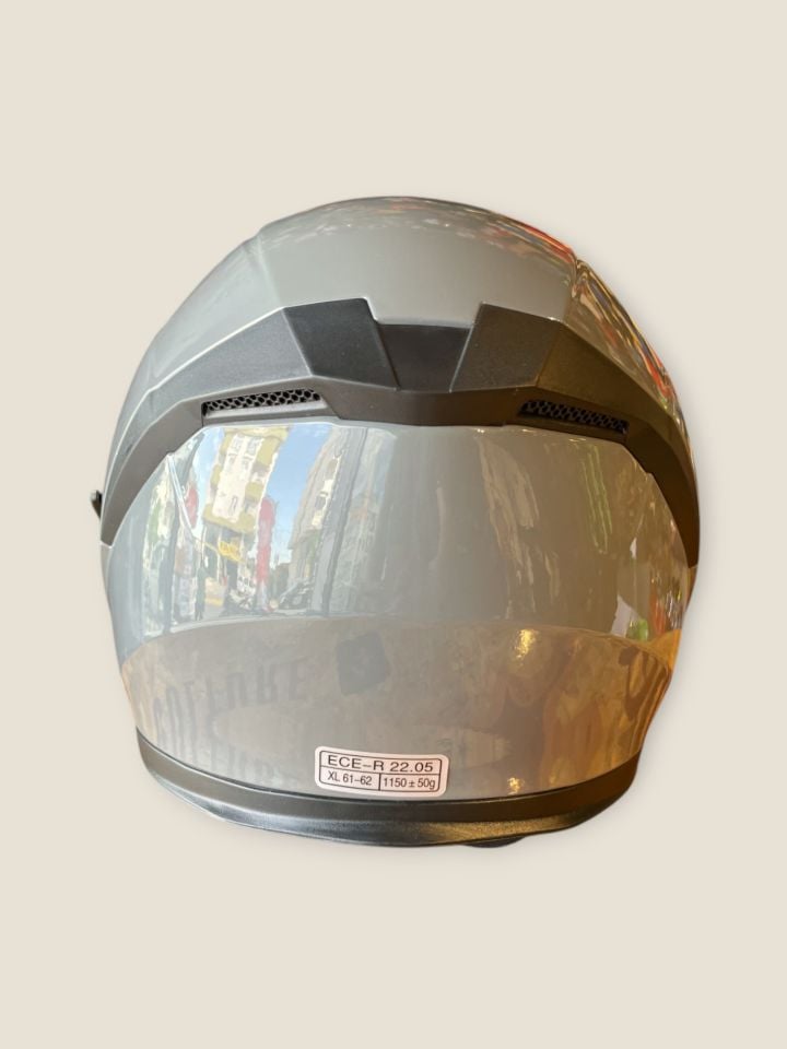 Matt Grey Yarım Kask
