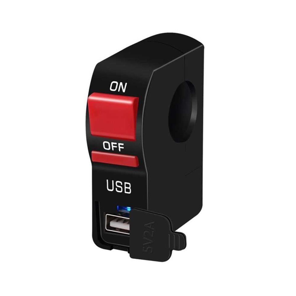 Knmaster Usb Girişli Motosiklet Sis Farı Aç Kapa Butonu