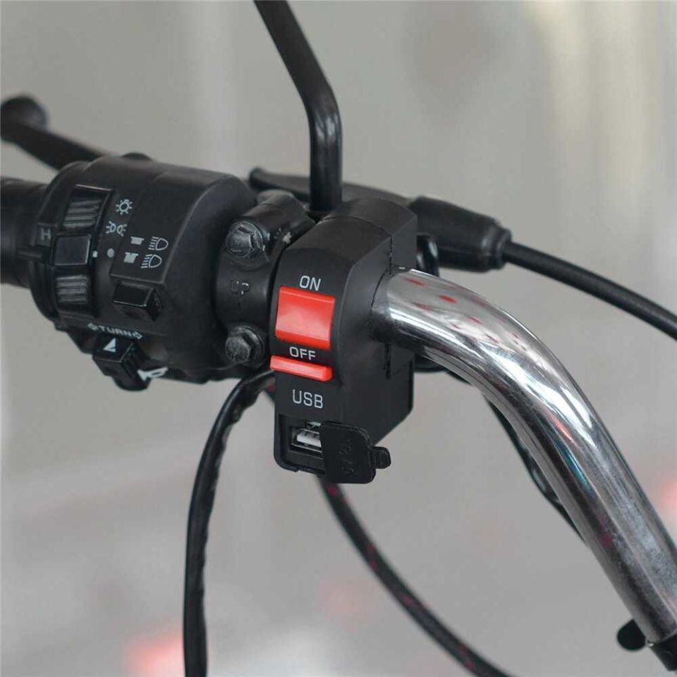 Knmaster Usb Girişli Motosiklet Sis Farı Aç Kapa Butonu