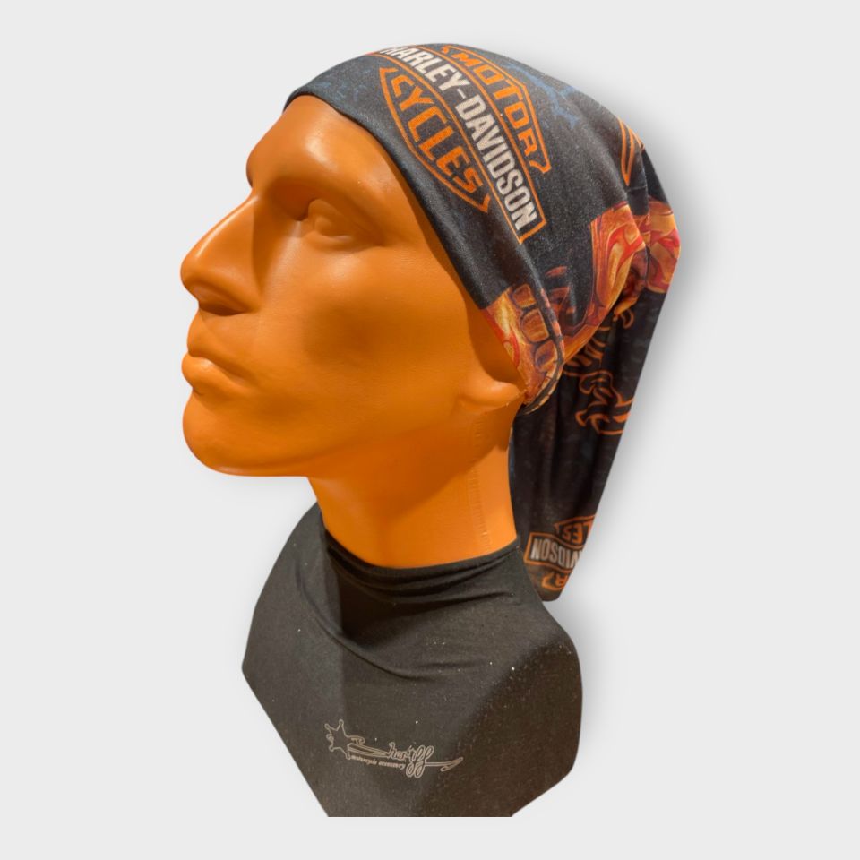 Harley Davidson Desenli Boyunluk Kumaş