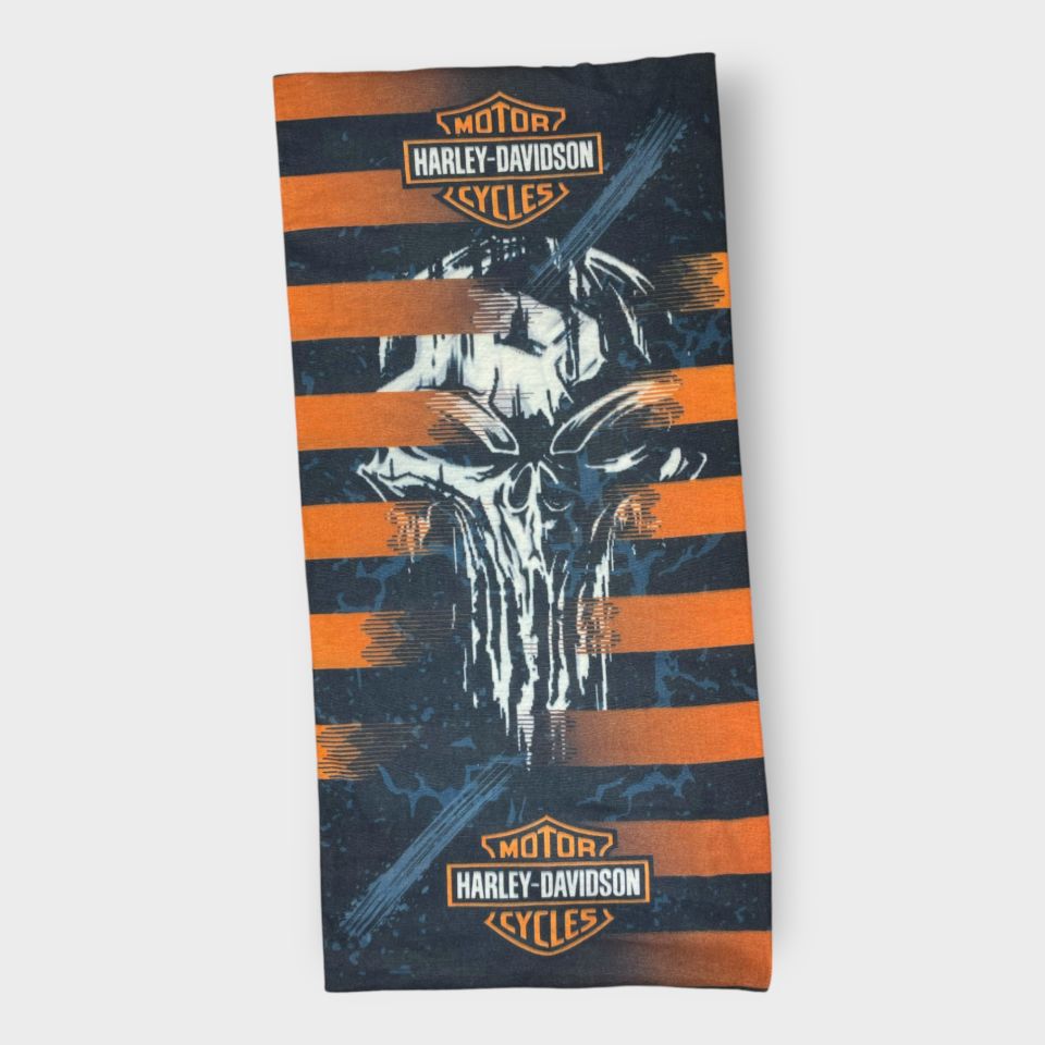 Harley Davidson Desenli Boyunluk Kumaş