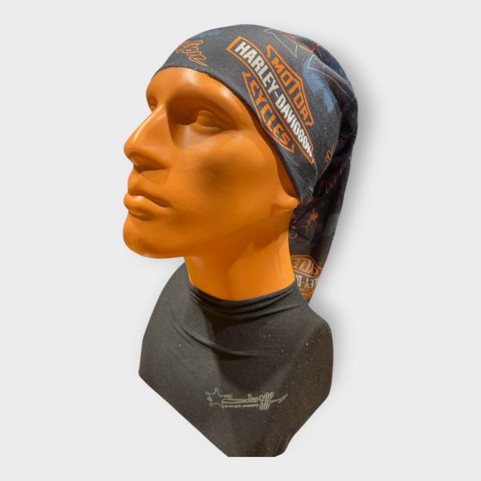 Harley Davidson Desenli Boyunluk Kumaş