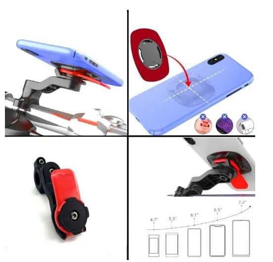 Knmaster TT-700 motosiklet telefon tutacağı