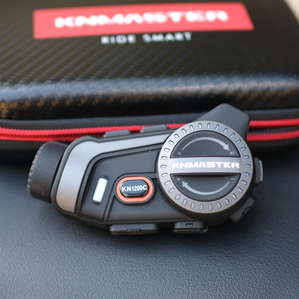 KNMASTER KN1200C Kameralı Motosiklet Bluetooth Intercom Kulaklık Seti