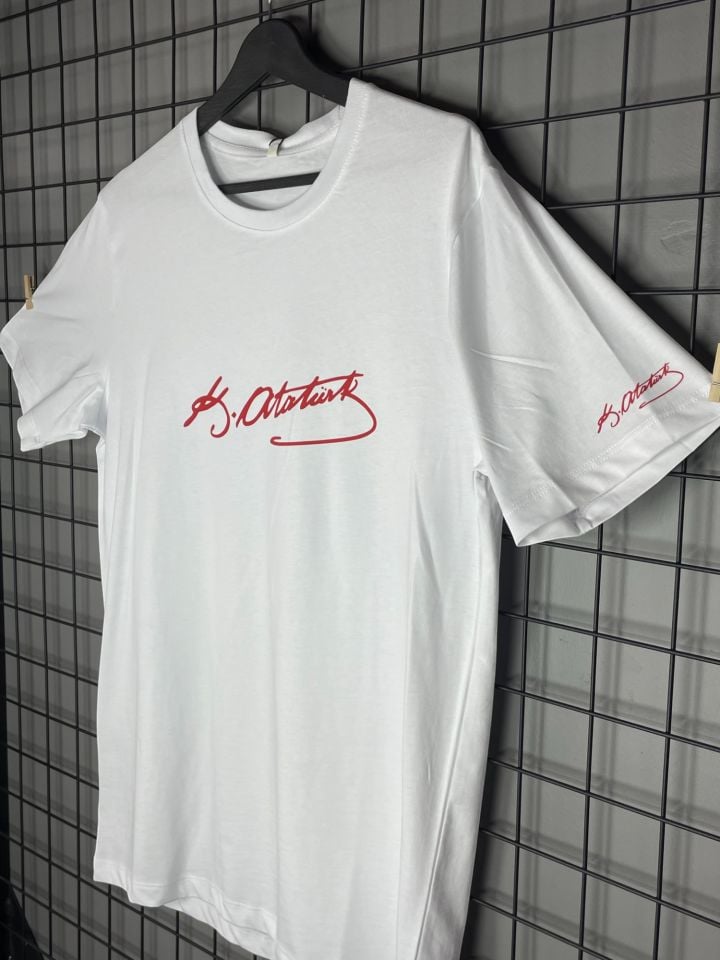 Atatürk İmza Oversize Tshirt