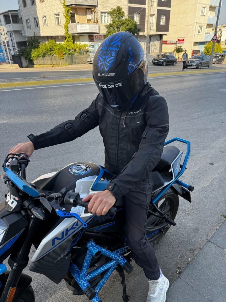 Venom Dynamic Pro V2 Cordura Erkek Motosiklet Montu