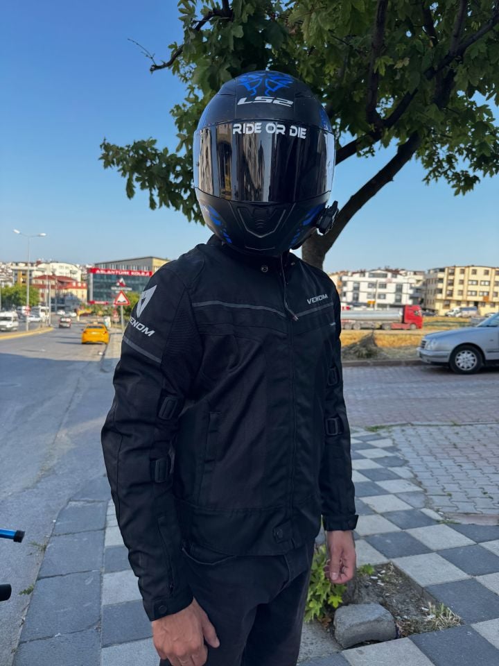 Venom Dynamic Pro V2 Cordura Erkek Motosiklet Montu