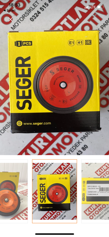 Seger korna